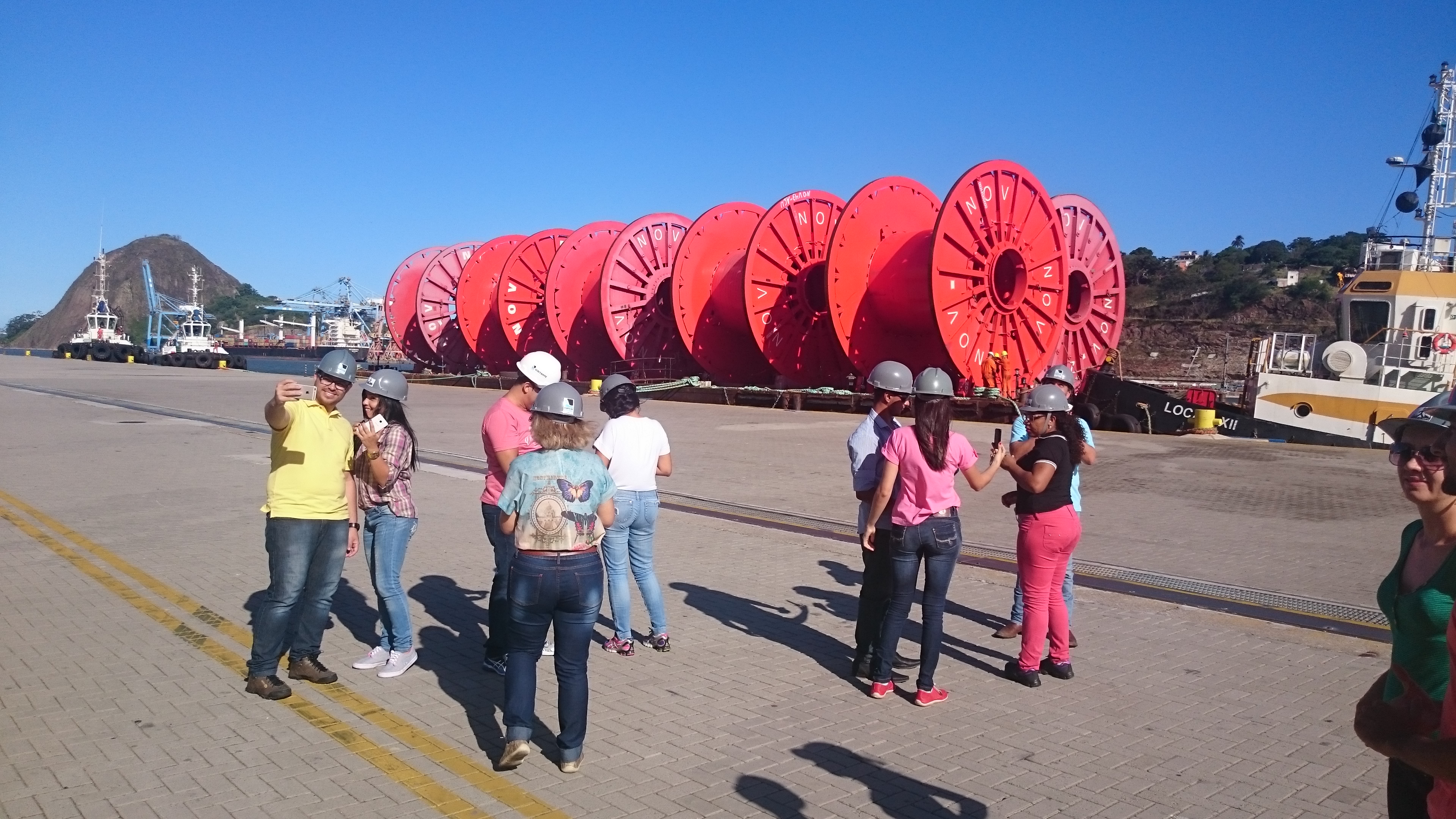 Alunos de Administração da Doctum Vila Velha visitam Porto de Vitória