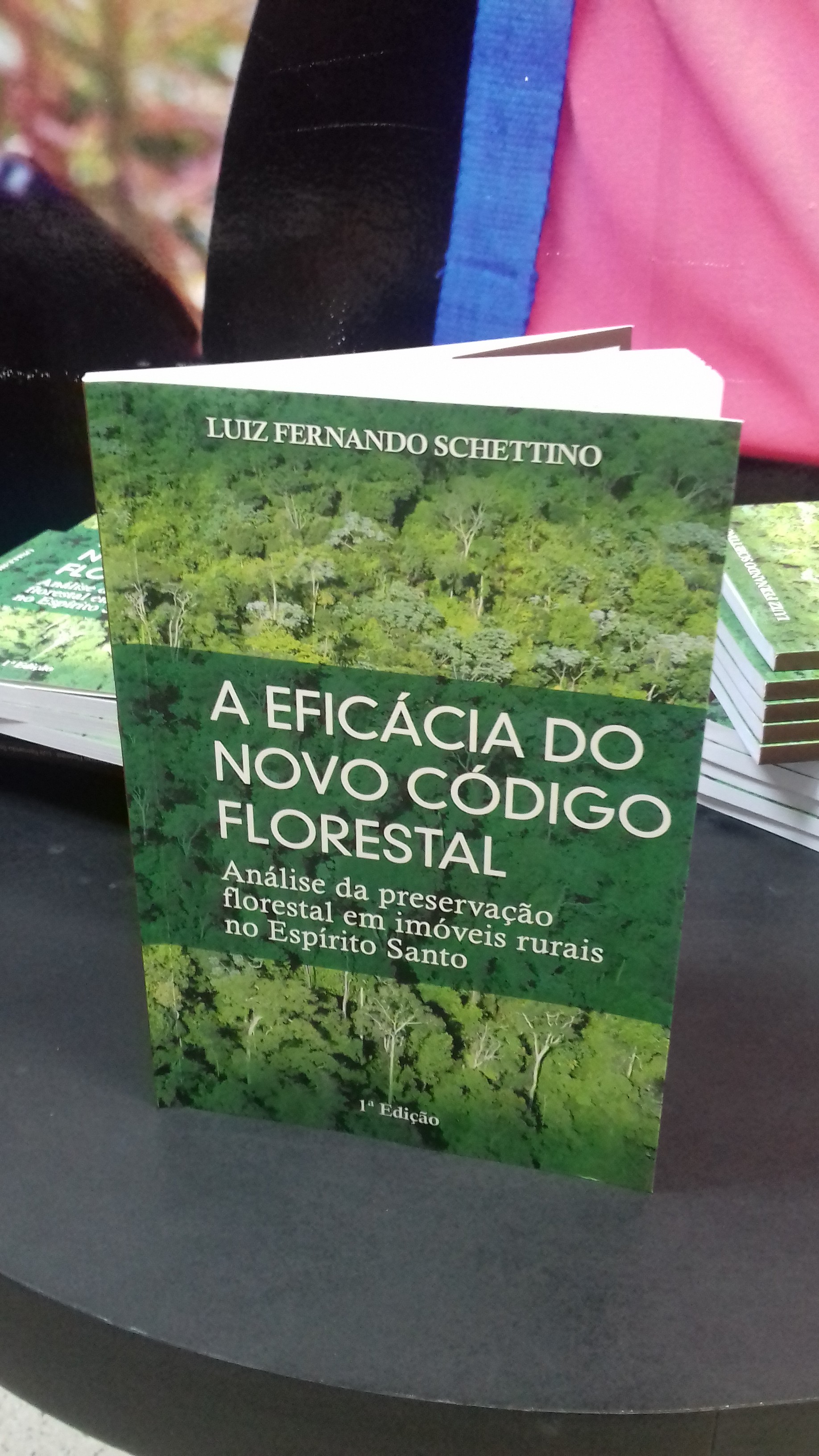 Egresso de Direito da Doctum Vitória lança livro sobre o Novo Código Florestal