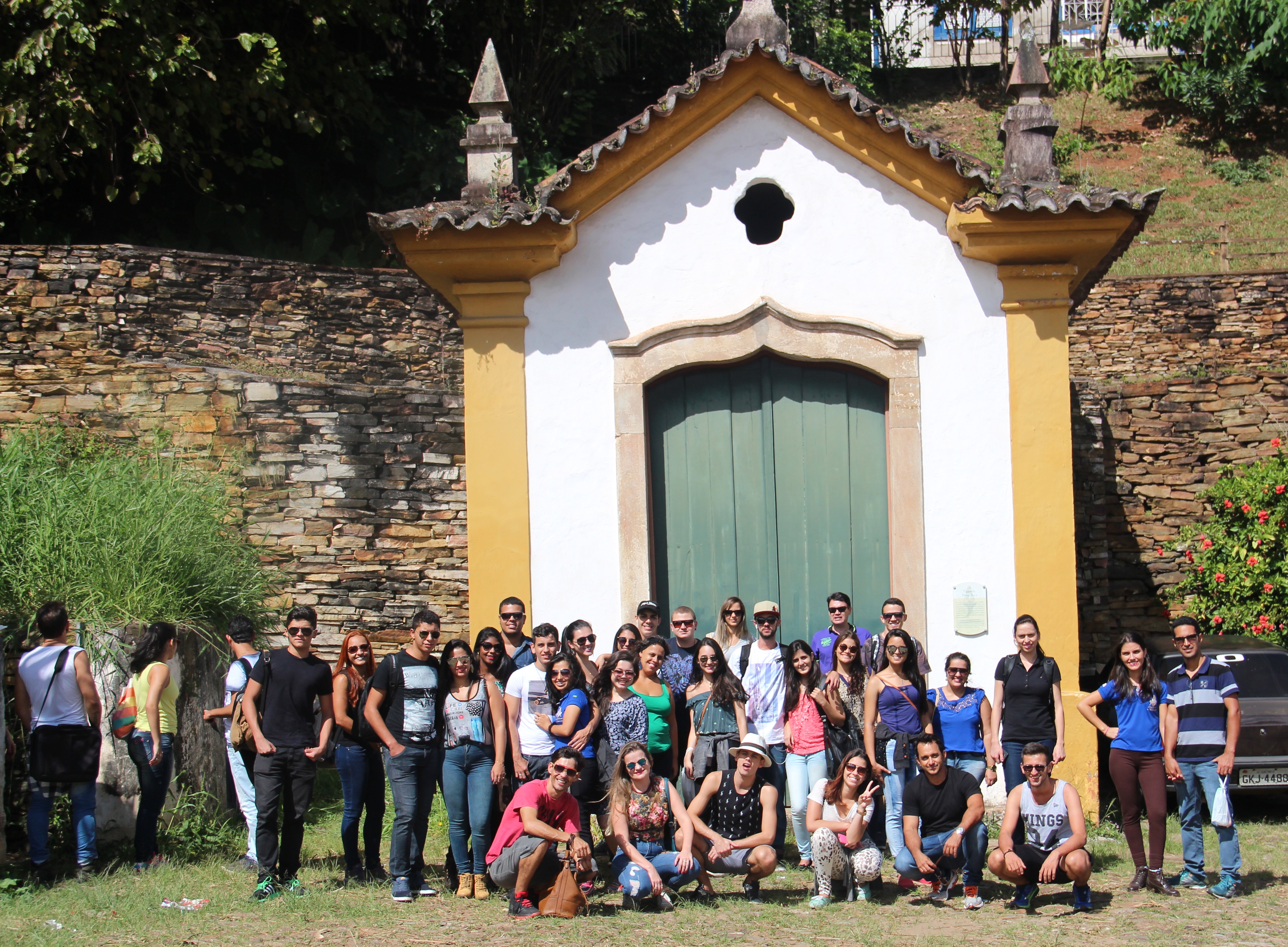 Alunos de Arquitetura, campus Caratinga, visitam a histórica Ouro Preto
