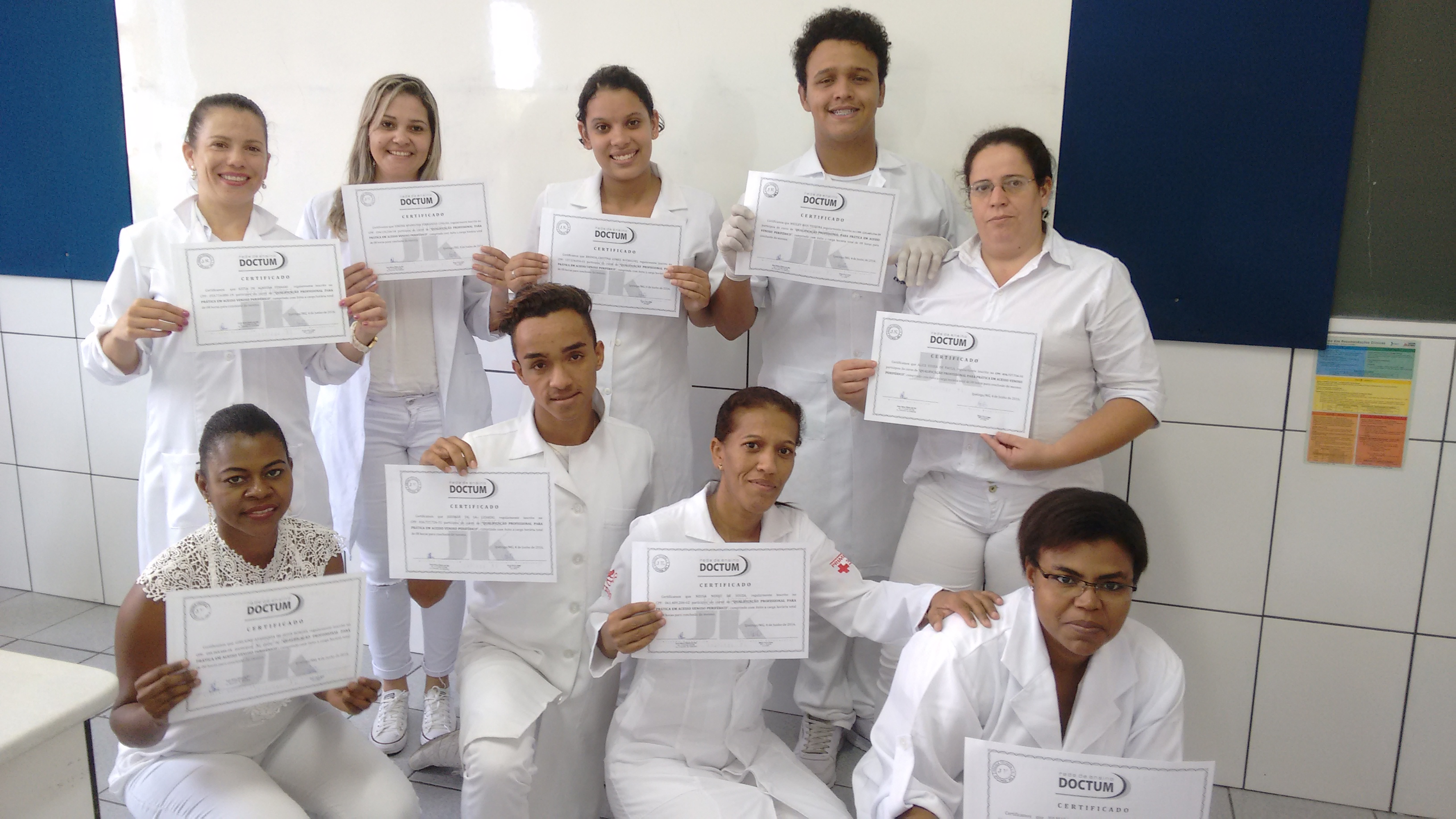 Alunos do Técnico em Enfermagem, Campus Ipatinga, participam de Curso de Qualificação