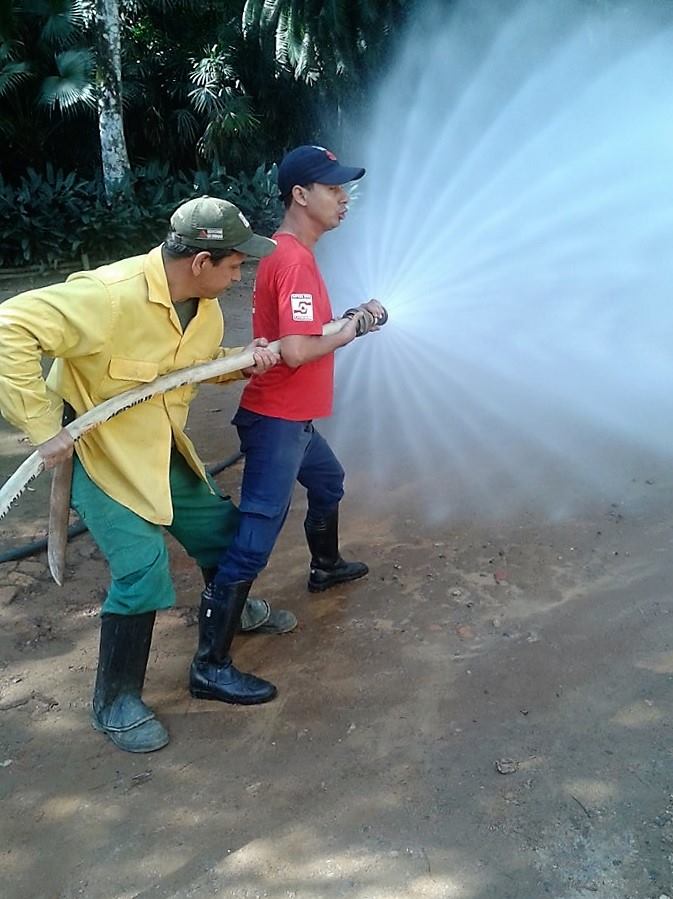 Técnicos em Segurança do Trabalho participam de Treinamento de Combate a Incêndio Florestal