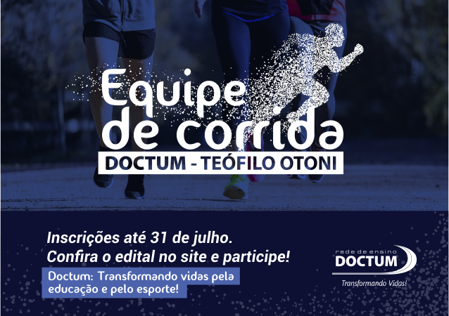 Doctum Teófilo Otoni lança Equipe de Corrida e Caminhada