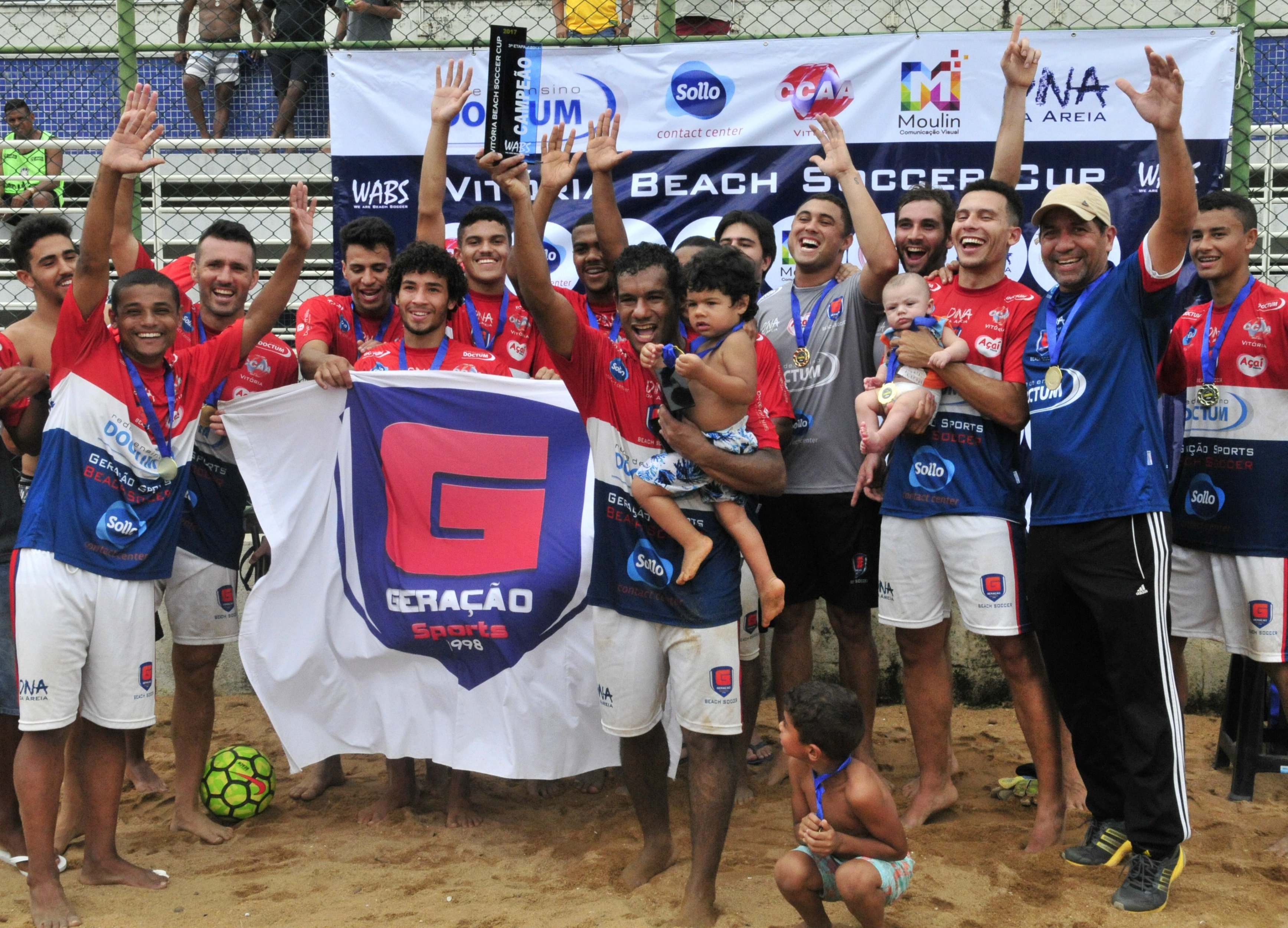 Geração/Doctum é ouro no Vitória Beach Soccer Cup