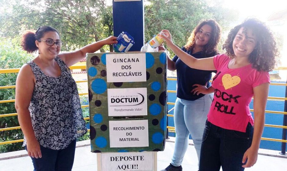 Alunos da Doctum Vitória organizam a “Gincana dos Recicláveis”