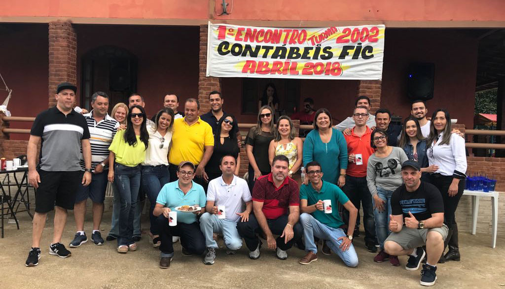 Ex-alunos formados em Caratinga realizam o 1° Encontro da Turma de 2002 do curso de Ciências Contábeis