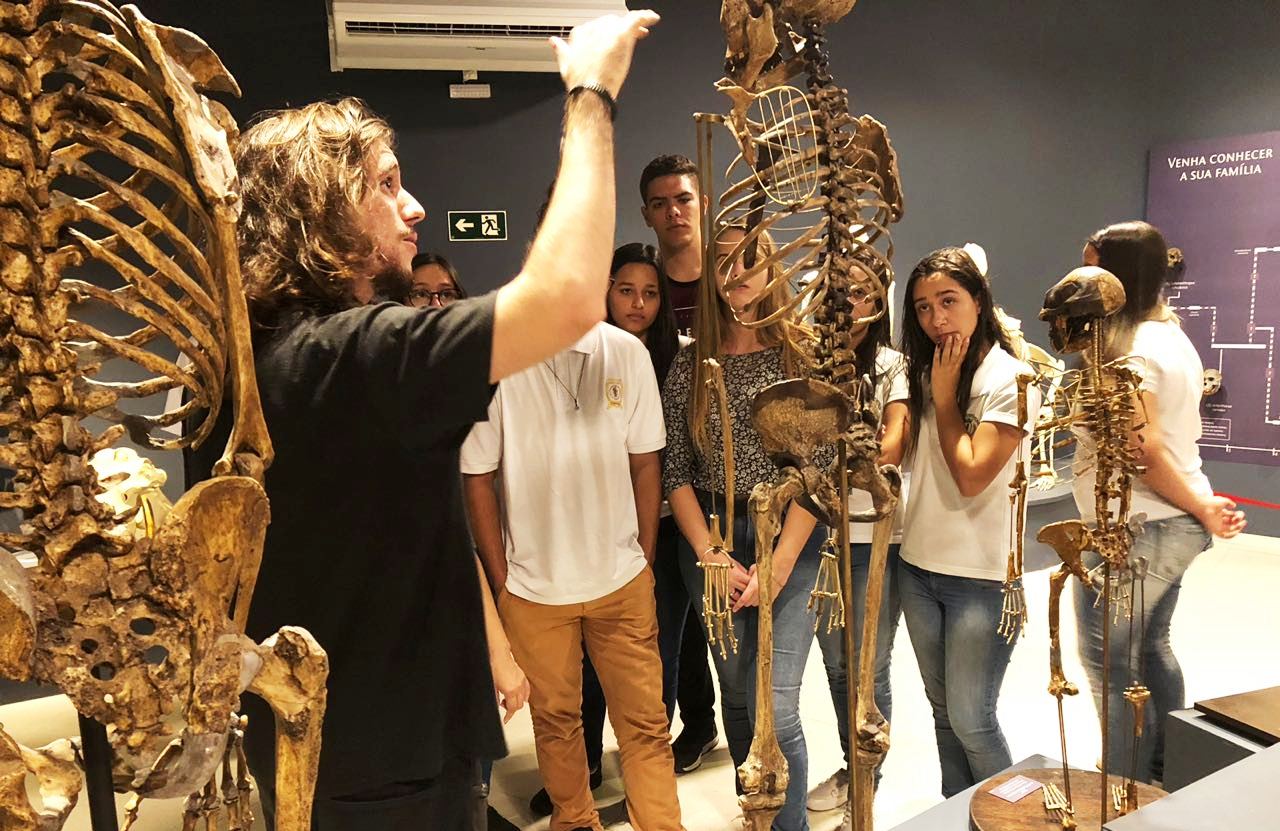 Turma de Odontologia visita Museu de Ciências da Vida da UFES