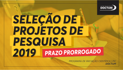 Abertas as inscrições para Projetos de Pesquisa