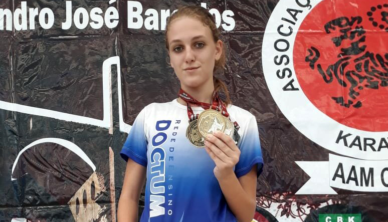 Atleta da Doctum participa do Campeonato conquista novos títulos