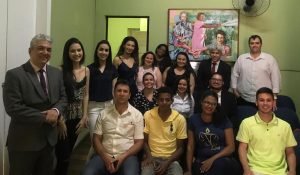 Equipe da Casa do Cidadão com os Estagiários