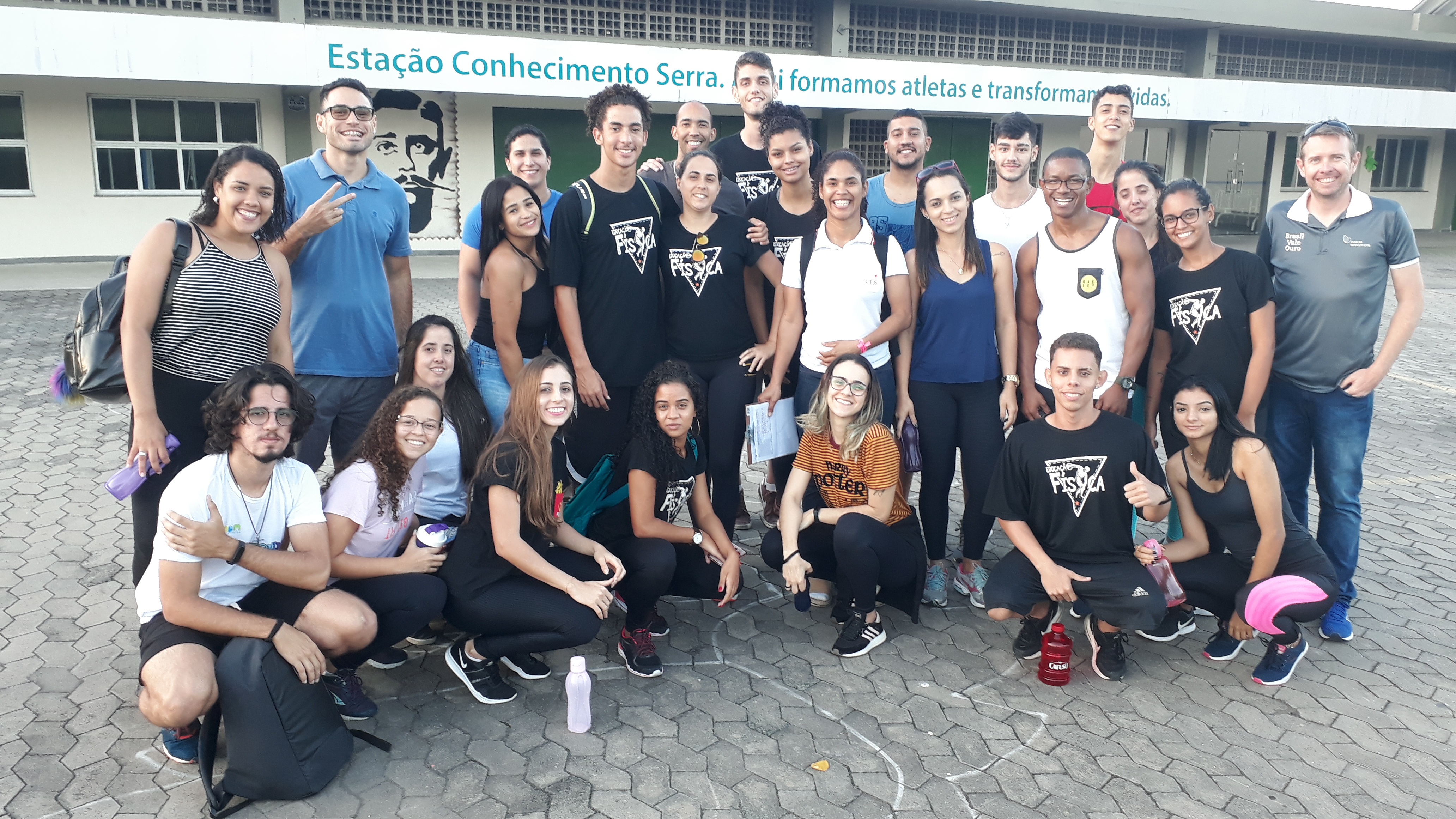 Alunos do Curso de Educação Física da Doctum de Serra visitam Estação Conhecimento