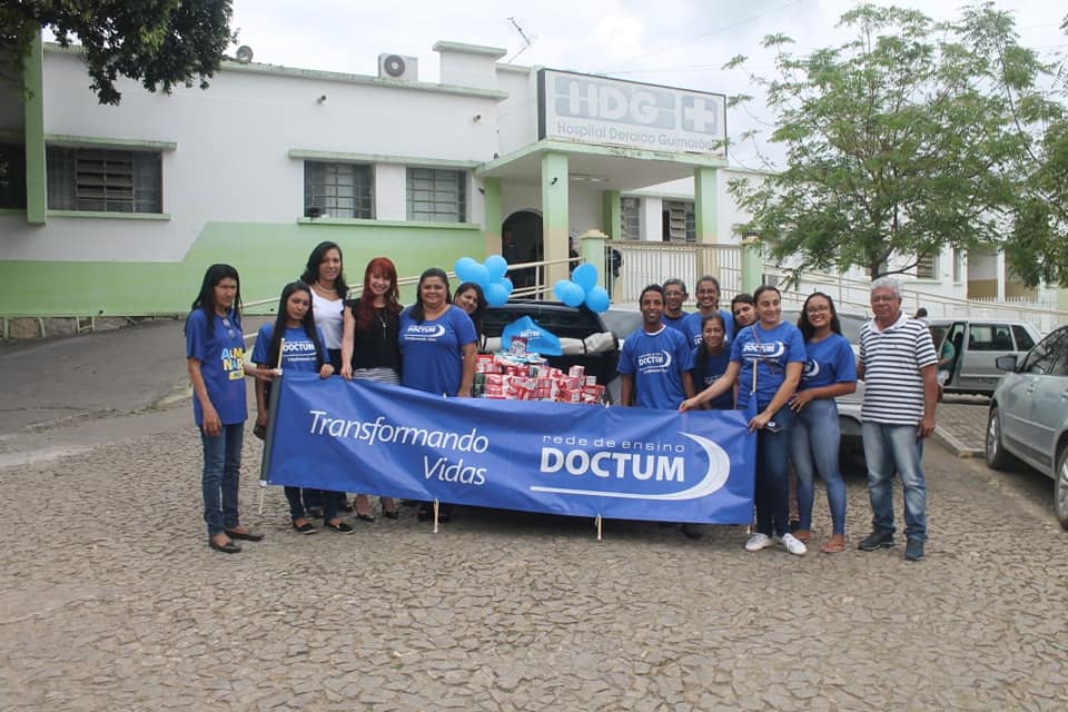 Ações sociais das unidades Doctum beneficiam comunidades locais