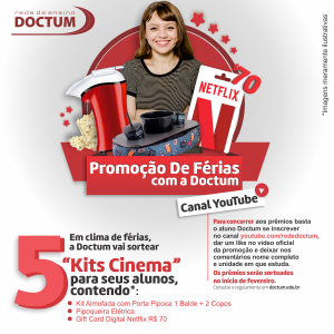 Promoção De Férias com a Doctum – Canal YouTube